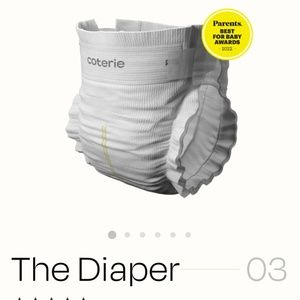 111 COTERIE SIZE 3 DISPOSABLE DIAPERS